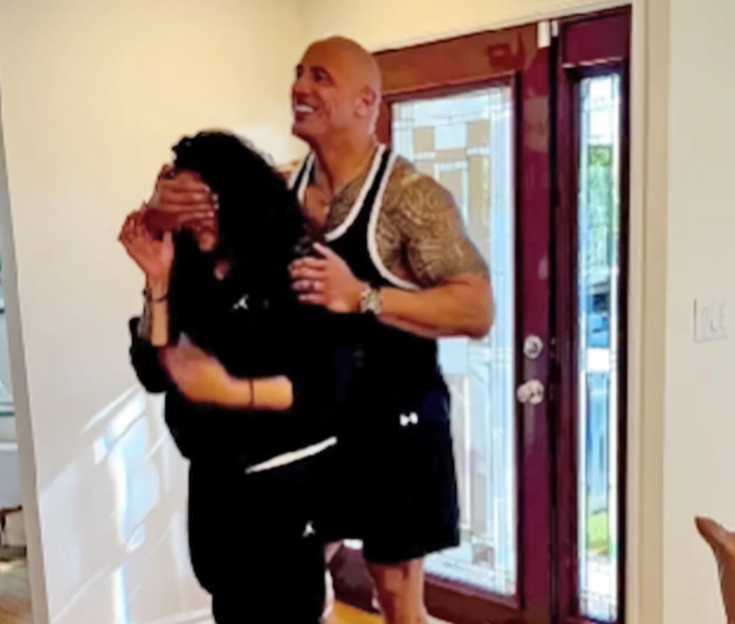 The Rock gave his cousin a brand new home, so hard times are no longer in her future 1