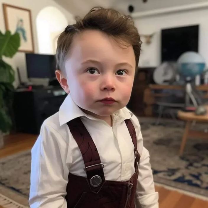 ‘Baby Elon' Musk makes waves on the Internet after, AI-generated photo sparks 'took too much anti-aging formula' 1