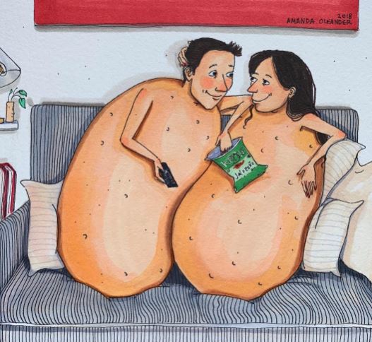 An artist draws sincere illustrations about her relationship, inspiring desire for true love 2