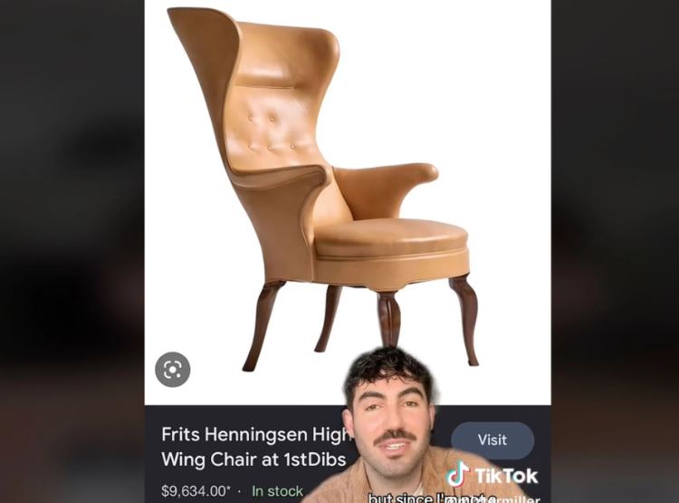 The Man buys a $50 leather chair from facebook marketplace and resells it for a whopping $100,000 4 The Man buys a $50 leather chair from facebook marketplace and resells it for a whopping $100,000 4