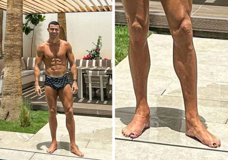 Unraveling the reason why Cristiano Ronaldo is wearing black nail polish on his toes 2
