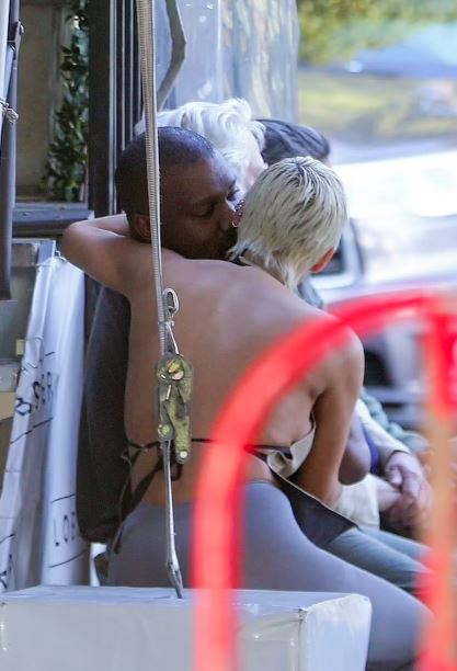 Kanye West and Bianca Censori were caught packing on PDA during a lunch date in Santa Monica 1