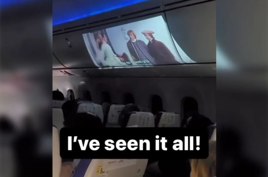 Unbelievable!: 'Rude' plan passenger cause shocks when screens movie mid-flight 1