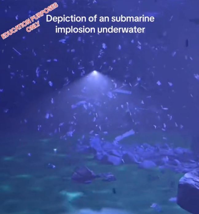 Terrifying VIDEO: TikTok video depicts 'catastrophic implosion' of the Titanic submarine 4