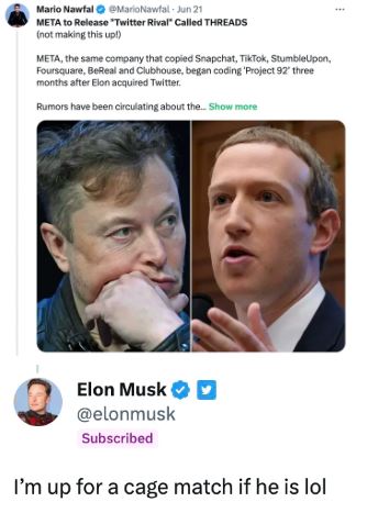 Elon Musk and Mark Zuckerberg agree to hold cage match 1