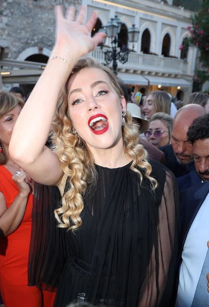 Amber Heard makes first public appearance, attends Taormina Film Festival for her movie 'In the Fire' 7