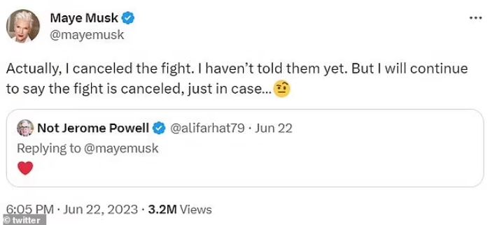 Elon Musk's Mother denies upcoming fight with Mark Zuckerberg: 'It's canceled' 5