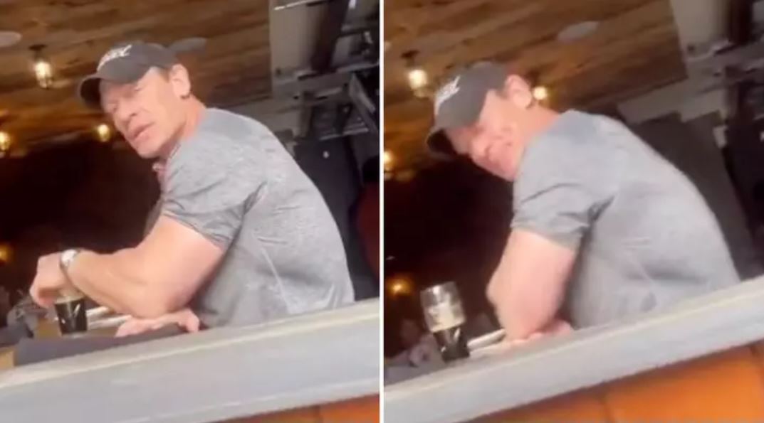 John Cena was praised for respectful to fan who approached him while he eats with friend 2