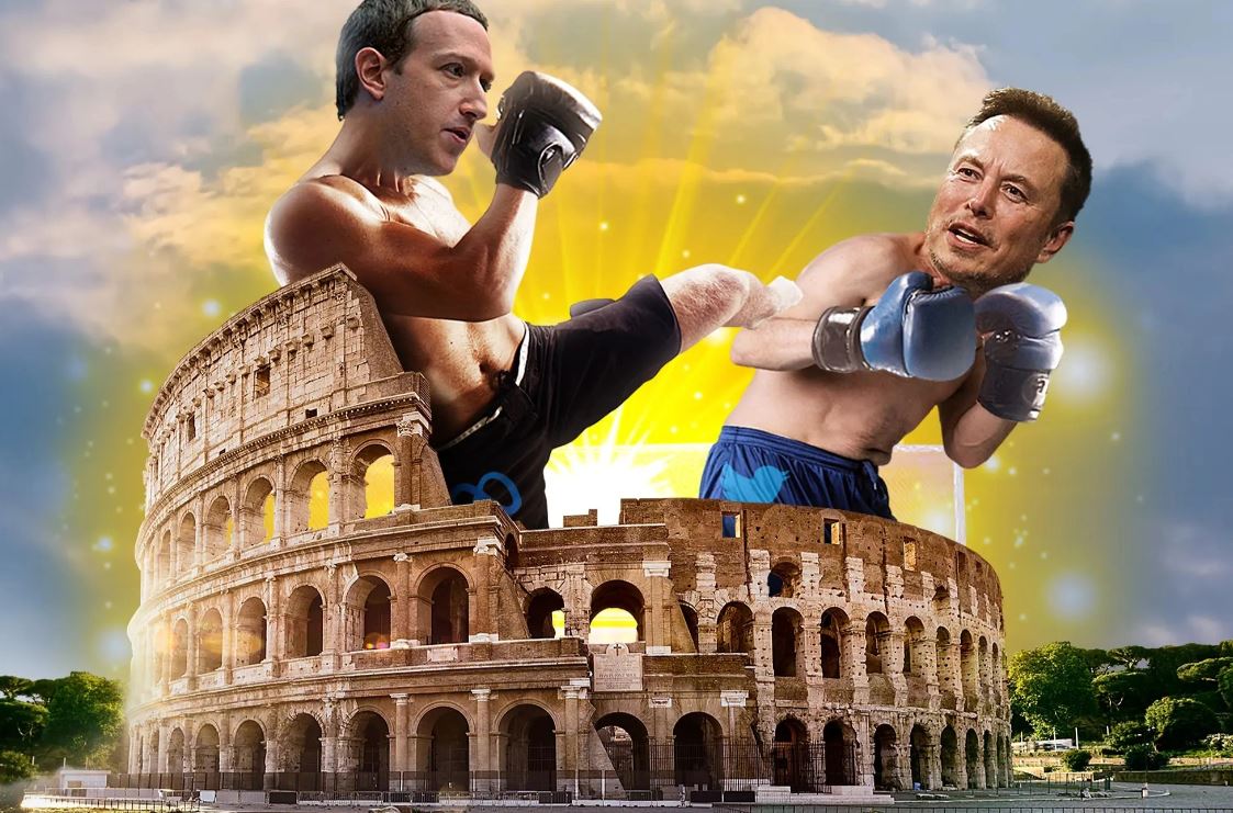 Elon Musk and Mark Zuckerberg offered Rome's Colosseum as venue for cage fight 1