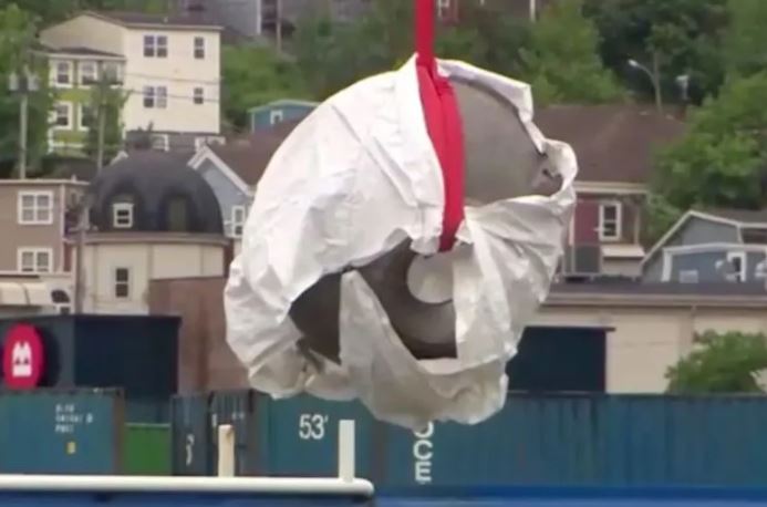 the wreckage of doomed Titan submersible. Image Credits: Reuters