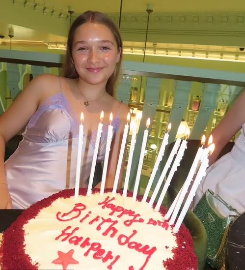 Harper Beckham turns 12! Victoria and David Beckham celebrate her daughter's birthday with 'chic' prada party 3