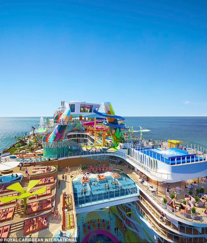 Icon of the Seas, the World's largest cruise ship that's five times bigger than the Titanic 6