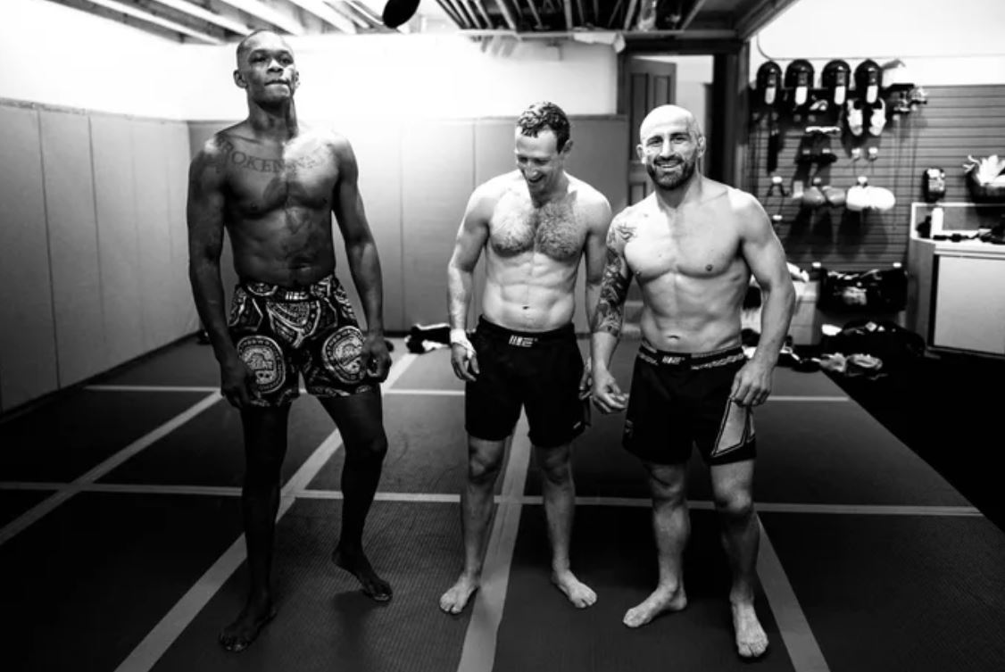 Mark Zuckerberg shows off ripped physique after training with UFC stars: Israel Adesanya, Alexasder Volkanovski 2