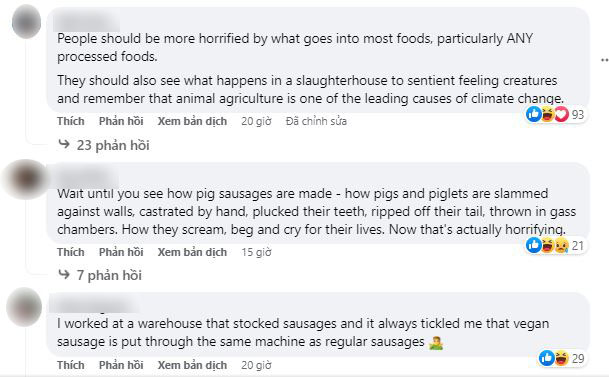 People left sickened after learning how vegan sausages are really made 8