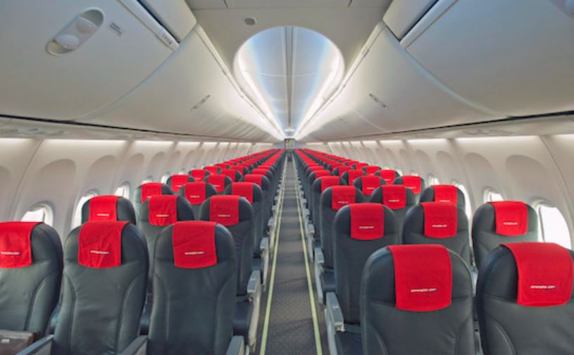 There's a very good reason why airplane seats are almost always blue 4