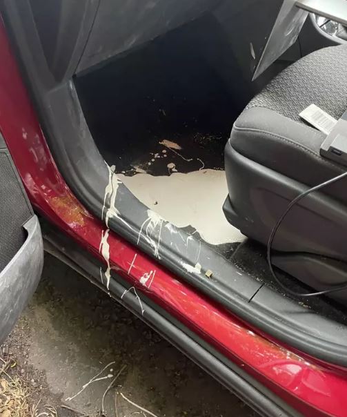 Couple says B&Q paint ruined their car when it tipped over on the way home but DIY giant refuses to pay for damage 3
