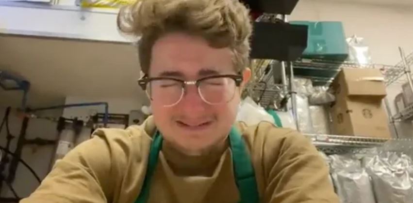 Starbucks worker breaks down in tears they’re scheduled to work eight-hour shifts 3