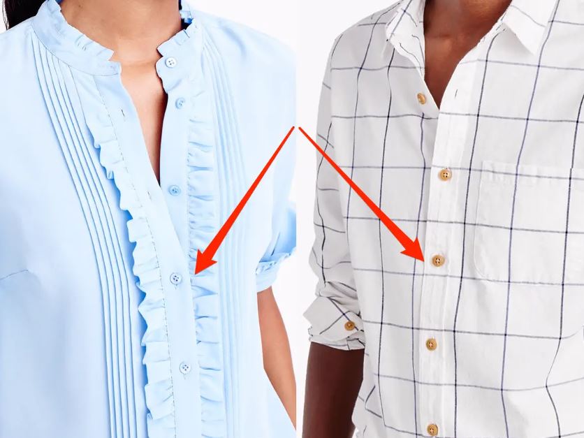 People are just realizing why men’s shirt buttons are on a different side to women’s 3