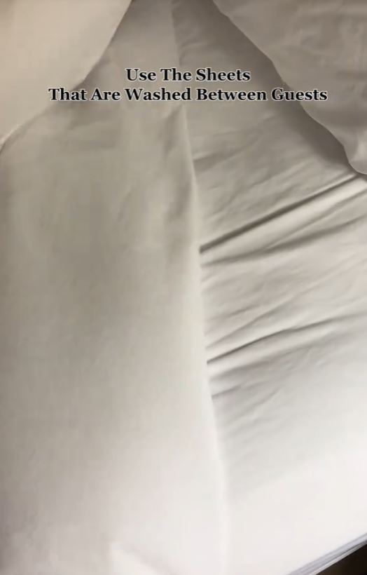 Here is the reason you should never use a hotel quilt 2
