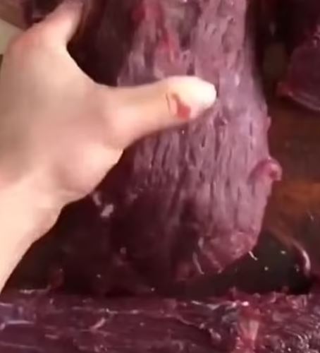 Video showing freshly cut meat SPASMING is turning people into vegetarians 3
