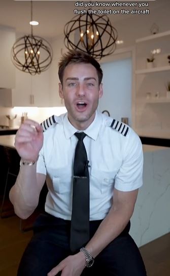 Pilot reveals what happens after you flush a toilet on an airplane 6