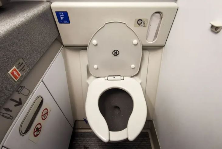 Pilot reveals what happens after you flush a toilet on an airplane 1