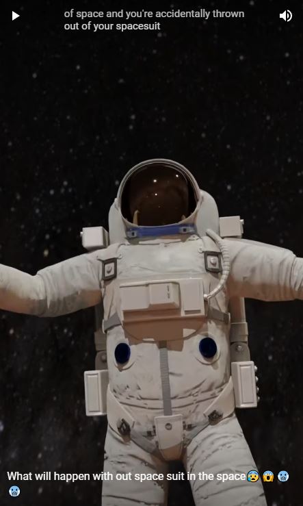 Video shows what would happen to a human body without a spacesuit in space 2