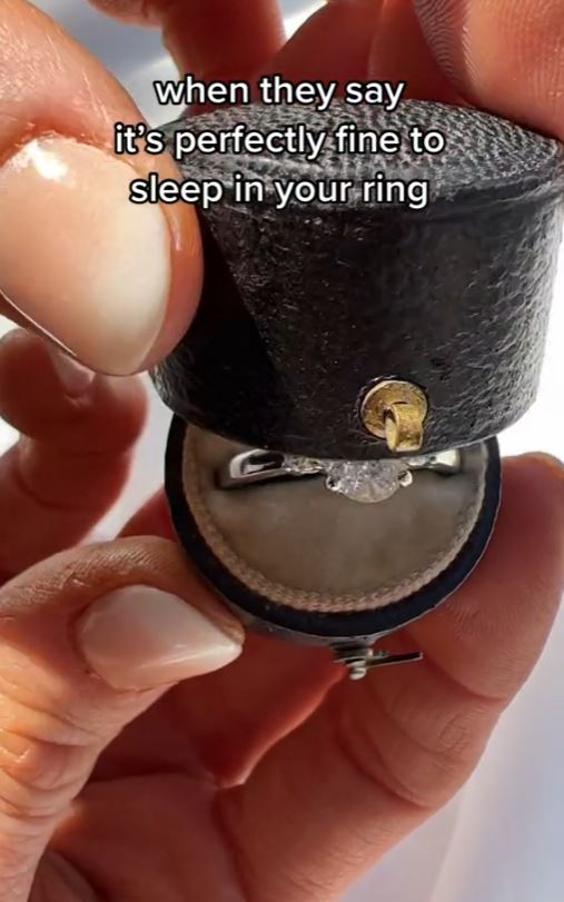 Here's why you should never sleep in your engagement ring 1