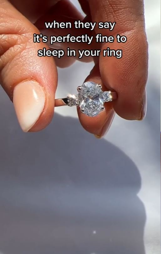 Here's why you should never sleep in your engagement ring 3