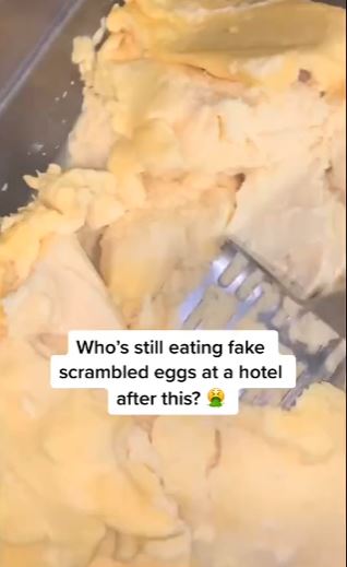 People refuse to eat hotel breakfast eggs after seeing how they're made 5