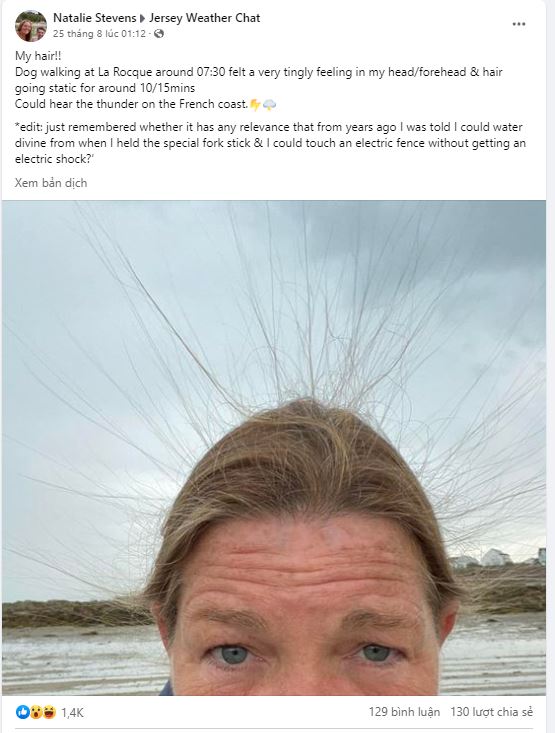 The truth behind this woman sharing an 'innocent' photo of herself with static hair: 'Your life is in danger' 1