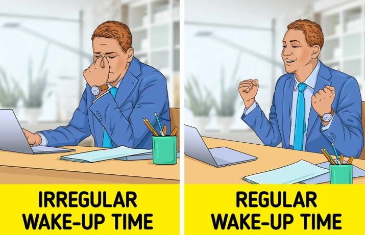 What might happen to your body if you always wake up at the same time 3