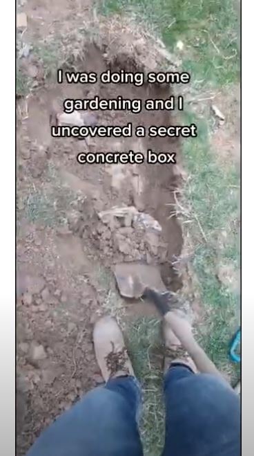 Man immediately regrets after digging up 'secret' box buried in his garden 3