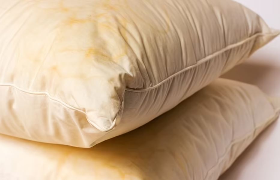 Cleaning hack to get rid of yellow stains from pillows costs just 4p 1