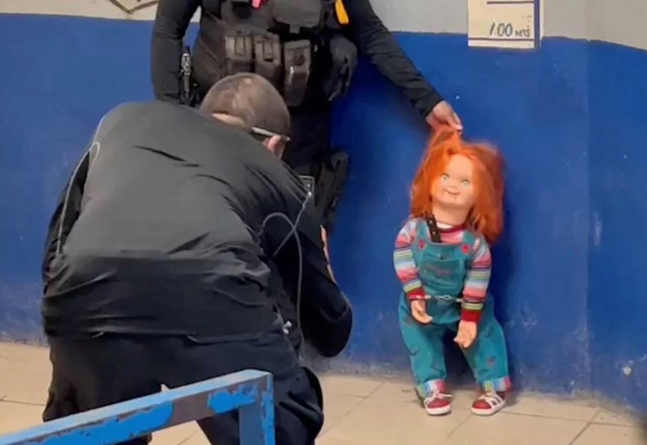 Police arrest Chucky ‘demon doll’ and its owner for scaring people and demanding cash 1