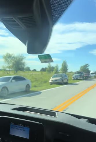 Driver stunned as dozens of cars abandoned on the side of road in Florida 1
