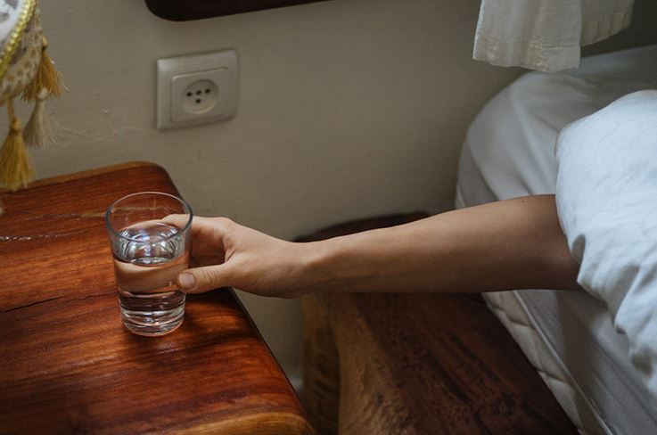 Here's why you should avoid leaving a glass of water near your bed 3