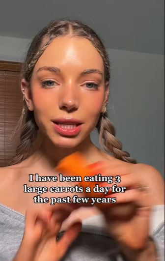 People attempting to get a tan by eating carrots, an expert weighs in on viral video 1