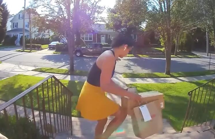 Porch pirate Doordash driver is arrested after stealing packages while delivering food 3