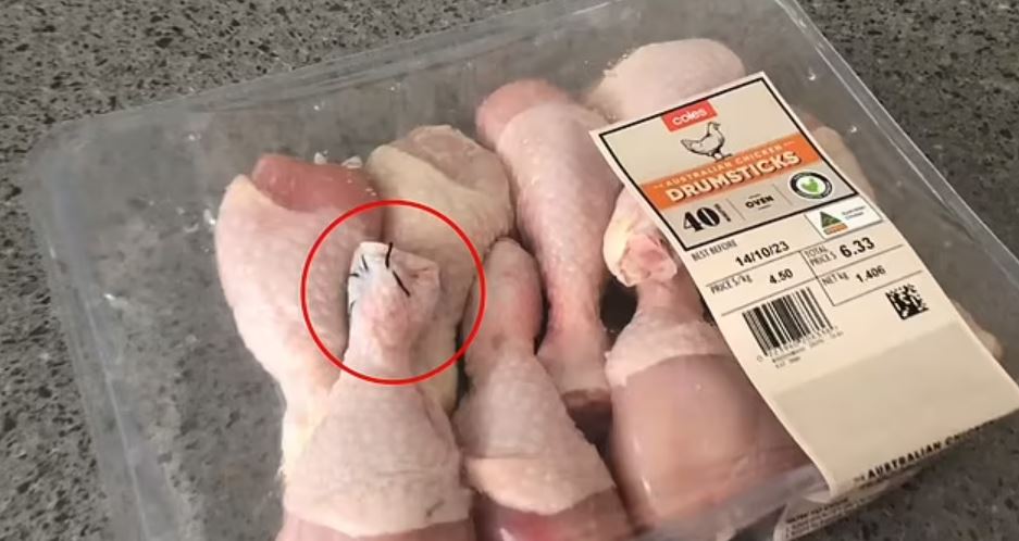 What are these? Customer ridiculed after claiming to find live insects in chicken drumstick 3
