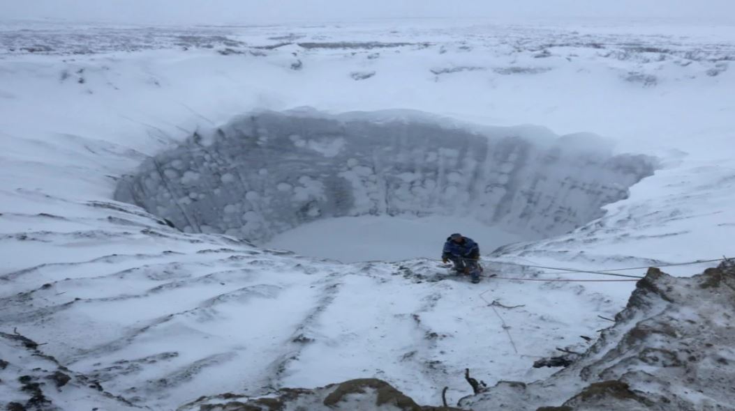 Researchers have warned ancient 'zombie' viruses frozen in permafrost for 50,000 years are thawing 4
