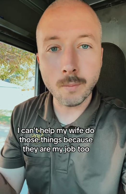 Husband receives praise after explaining why he doesn't help his wife with chores around the house 3