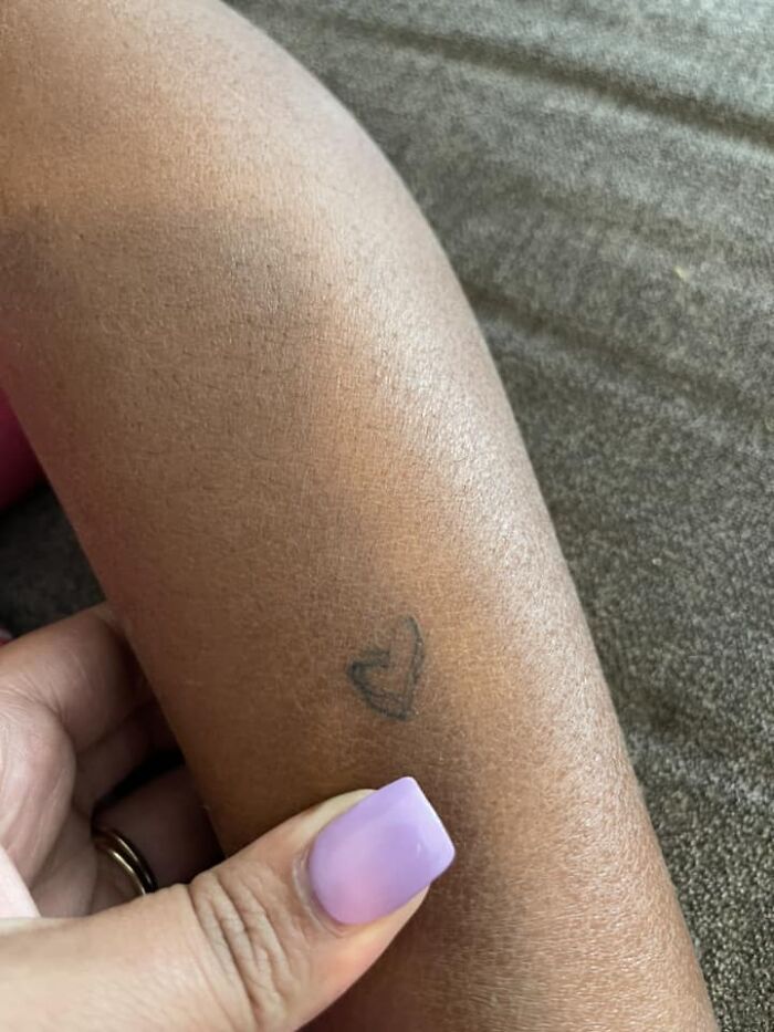 Mum is furious after her seven-year-old daughter got a permanent tattoo 1