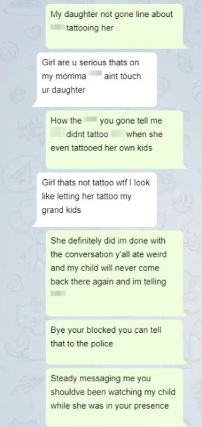 Mum is furious after her seven-year-old daughter got a permanent tattoo 5