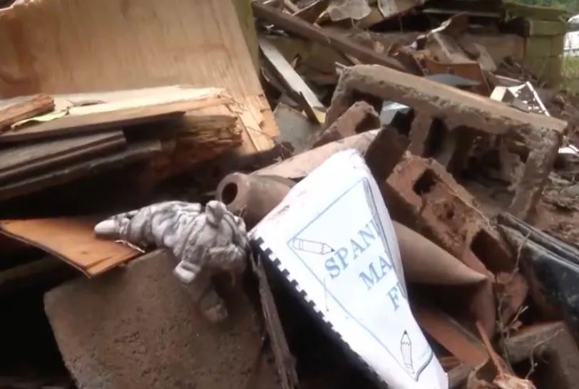 Woman returns home from holiday to find her home mistakenly demolished 4