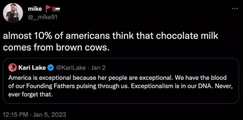 A worrying number of Americans actually believe chocolate milk comes from brown cows 4