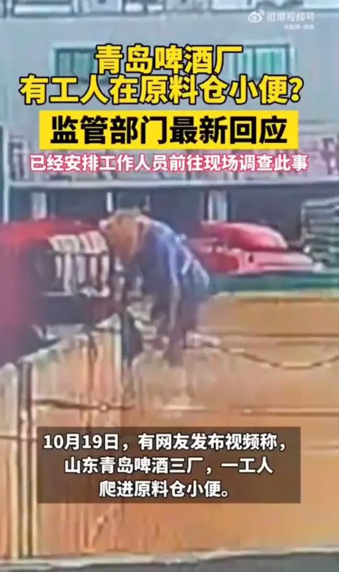 Man is caught on camera appearing to pee into tank at beer brewery 4