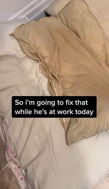 Woman washing her boyfriend's filthy pillows for the first time in 10 YEARS sparks social media reaction 2