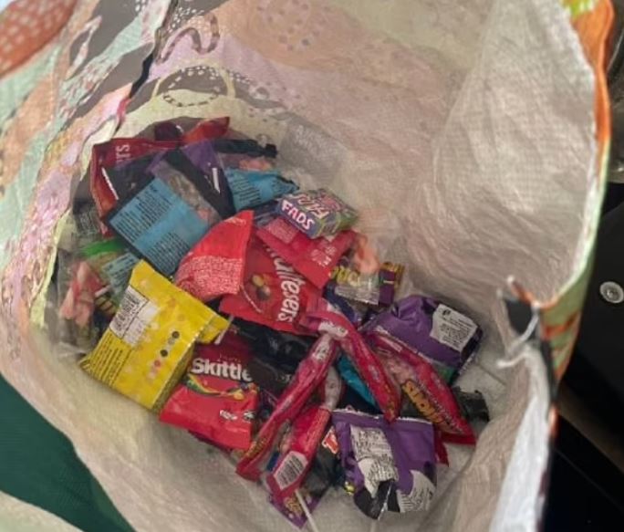 Mum stunned poisonous find in children's Halloween trick-or-treat bags 1