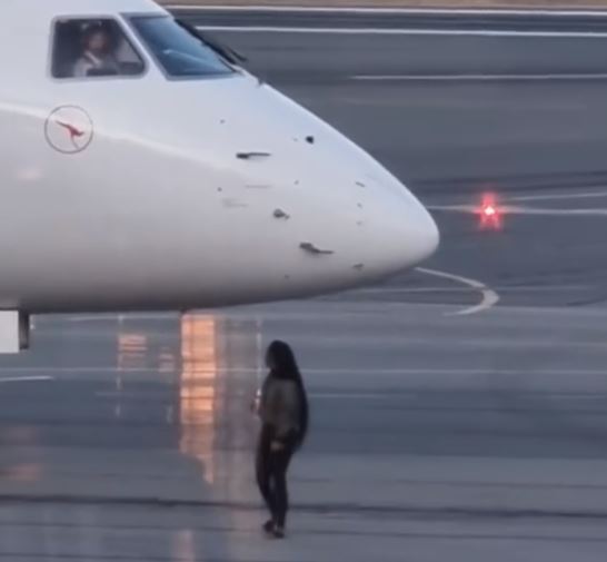 Woman arrested after allegedly running onto the tarmac at airport 4
